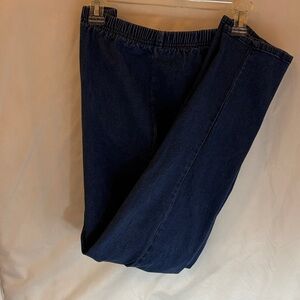 Avenue Blue Straight Leg Jeans